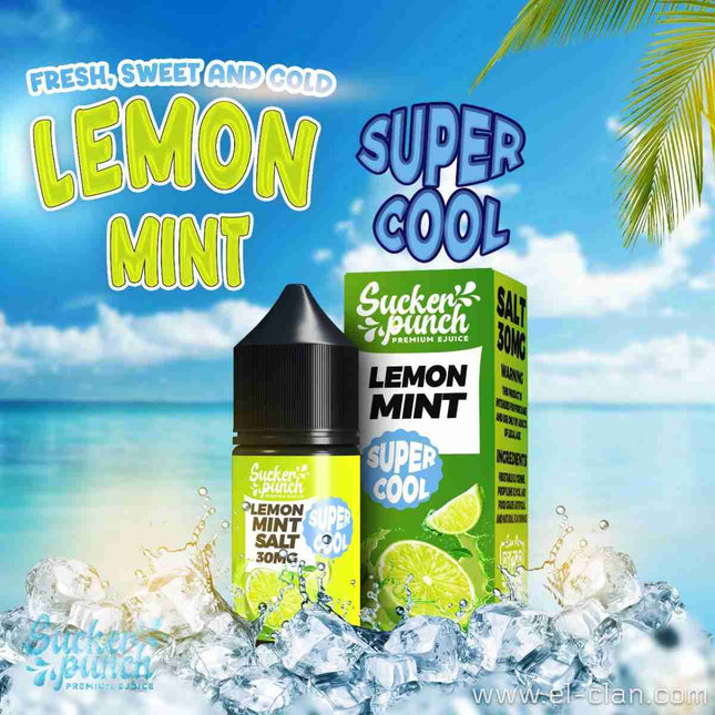 Sucker Punch SaltNic Lemon Mint Super Cool ليمون نعناع ساقع جدا