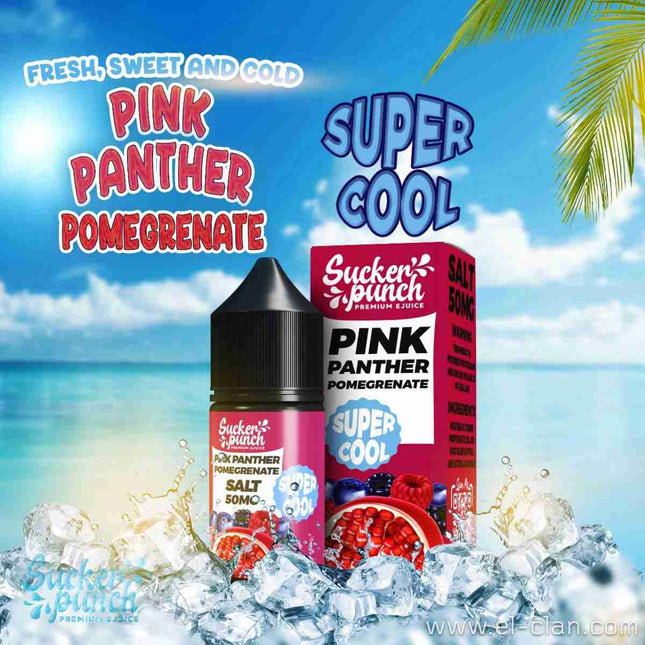 Sucker Punch SaltNic Pink Panther Pomegranate Super Cool 