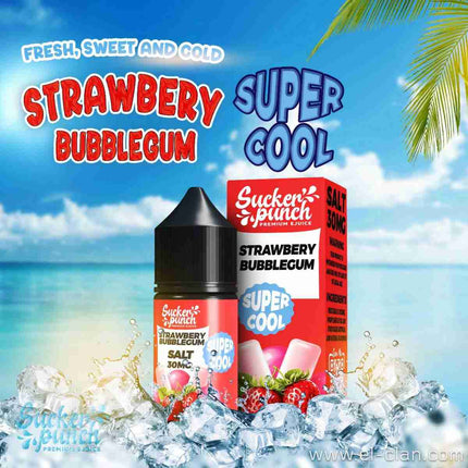 Sucker Punch SaltNic Strawbery Bubblegum Super Cool Very sweet strawberry gum 