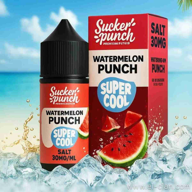 Sucker Punch SaltNic Watermelon Punch Super Cool 