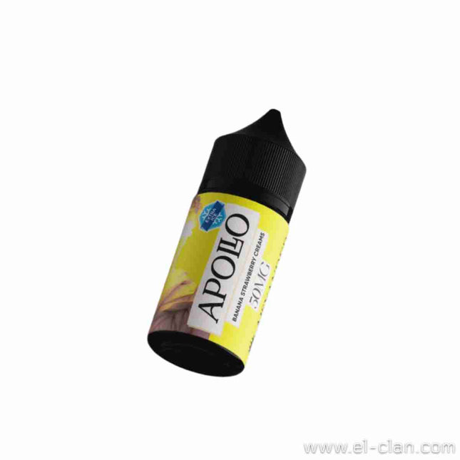 Alexander SaltNic Apollo Banana Strawberry Creams Ice فراوله موز كريمه ساقع