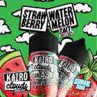 Kairo Clouds SaltNic Super Cool Straw Berry Watermelon بطيخ فراوله توت