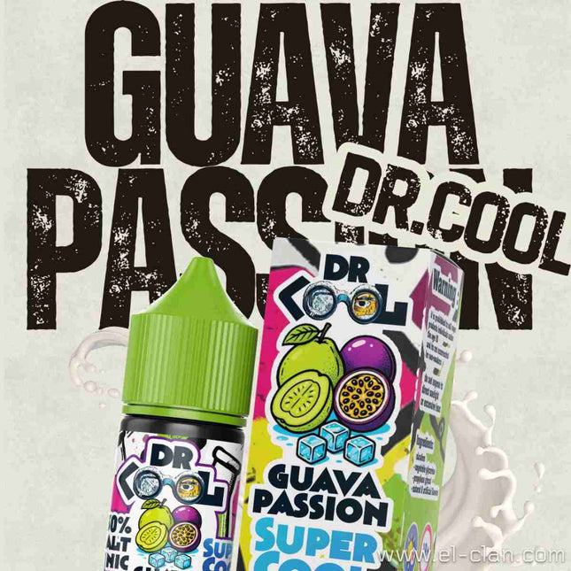 DR.Cool Super Cool SaltNic Guava Passion جوافه باشون فروت ساقع جدا
