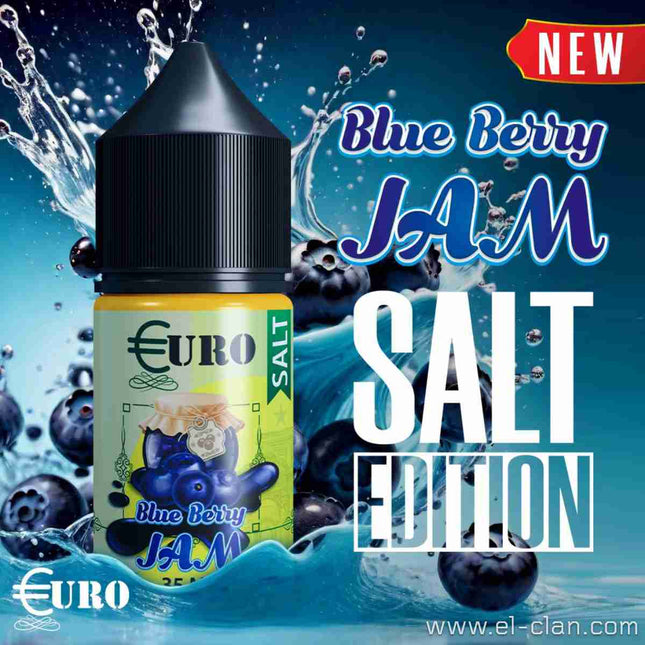 Euro SaltNic Blue Bery Jam مربي التوت الازرق