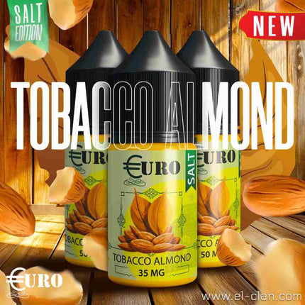 Euro SaltNic Tobacoo Almond توباكو  اللوز