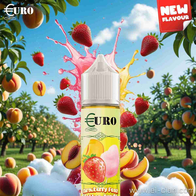 Euro Strawberry Peach Cotton Candy 