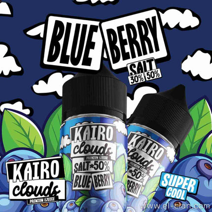 Kairo Clouds SaltNic Super Cool Blue Berry  توت