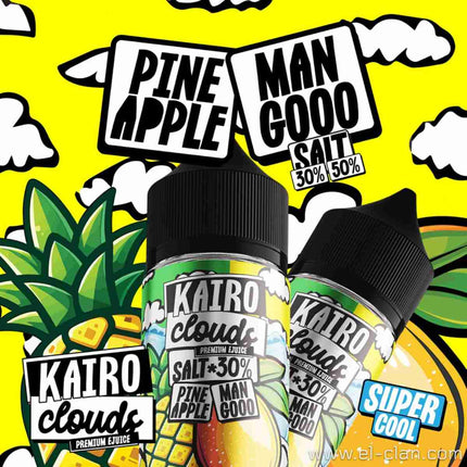 Kairo Clouds SaltNic Super Cool Pine Apple Mango اناناس مانجو