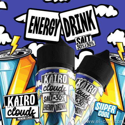 Kairo Clouds SaltNic Super Cool Energy Drink مشروب طاقه