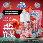 Vape Station Super Ice SaltNic Strawberry Watermelon فراوله بطيخ ساقع