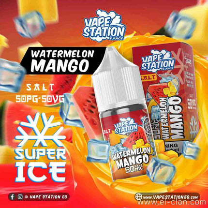 Vape Station Super Ice SaltNic Watermelon Mango