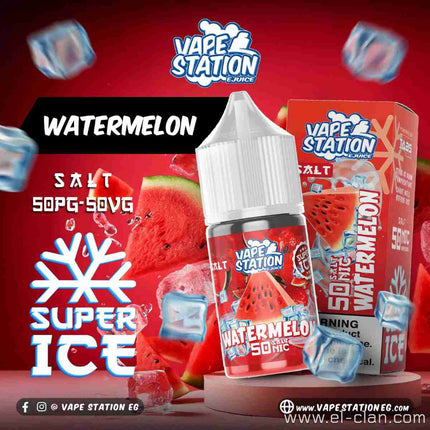 Vape Station Super Ice SaltNic Watermelon