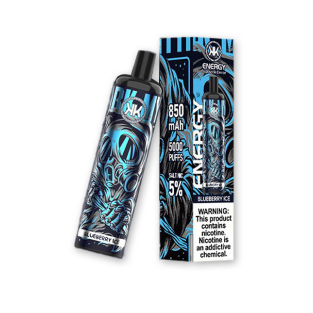 Energy 8K Blueberry Ice Disposable توت ساقع