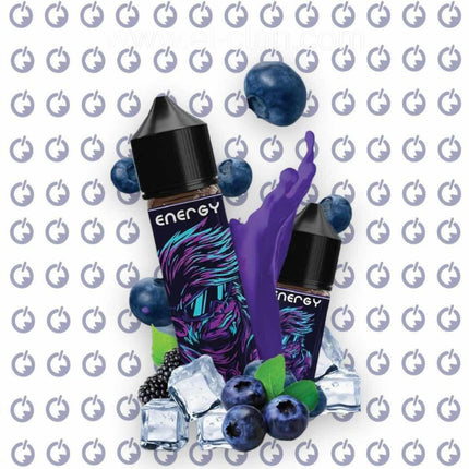 سائل فيب بلوبي بطي لطيف من Energy E-Juice بنكهة التوت الأزرق، عبوة 60 مل ونيكوتين 3 ملغ
