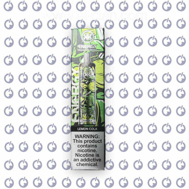 Energy Lemon Cola disposable كولا ليمون - energy disposable -  الكلان فيب el-clan.