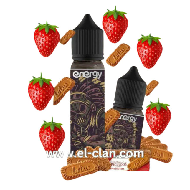 Energy Lotus Strawberry بسكويت فراوله - Energy E-Juice -  الكلان فيب el-clan.