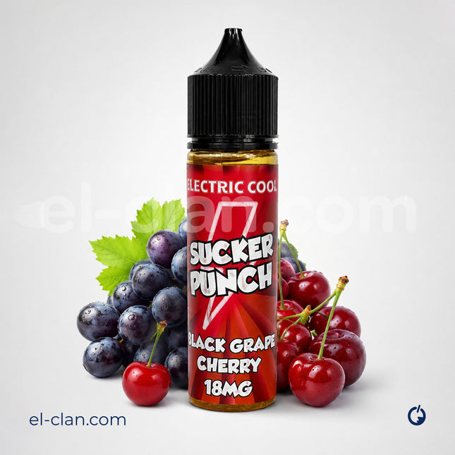 Sucker Punch Electric Cool Black Grape Cherry عنب كريز ساقع