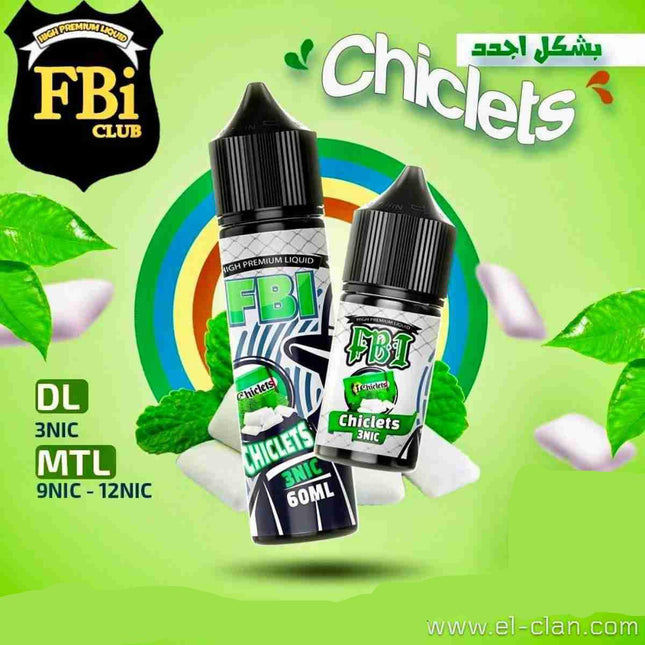 FBI Chiclets Peppermint Gum