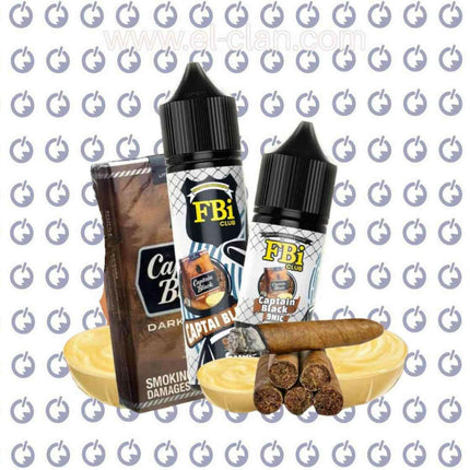 FBI Dark Crema كابتن توباكو - FBI E-Juice -  الكلان فيب el-clan.