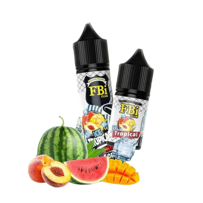 FBI Ice Tropical خوخ مانجو بطيخ ساقع - FBI E-Juice -  الكلان فيب el-clan.