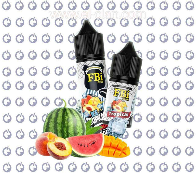 FBI Ice Tropical خوخ مانجو بطيخ ساقع - FBI E-Juice -  الكلان فيب el-clan.