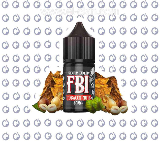 FBI SaltNic Tobacco Nuts توباكو مكسرات - FBI E-Juice -  الكلان فيب el-clan.