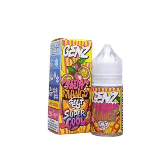 GENZ Super Cool SaltNic Passion Fruit Mango باشون فروت مانجو ساقع