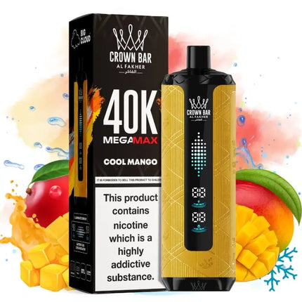 Al fakher Mega Max 40k Cool Mango Disposable مانجو ساقع
