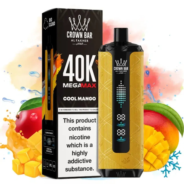 Al fakher Mega Max 40k Cool Mango Disposable مانجو ساقع