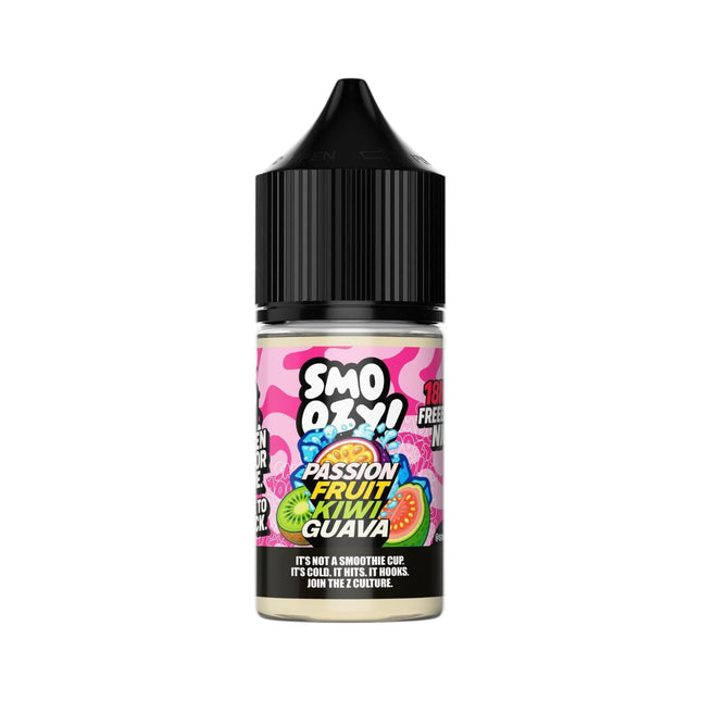 Smoozy Frozen SaltNic Passion Fruit Kiwi Guava باشون فروت كيوي جوافه ساقع
