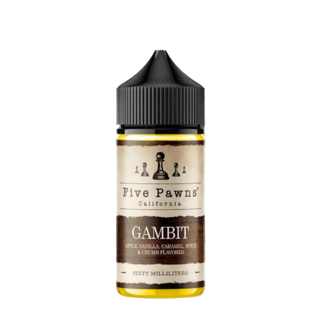 Five Pawns Gambit فانيلا تفاح كراميل - Five Pawns E-Juice -  الكلان فيب el-clan.