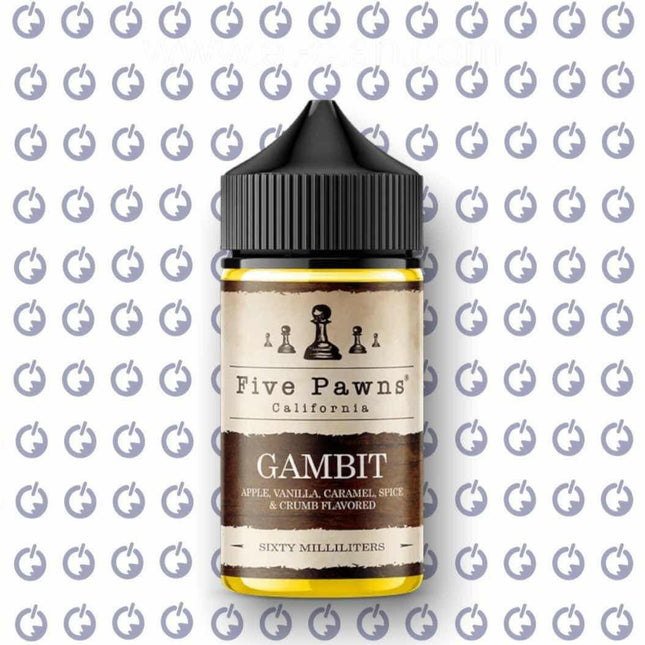 Five Pawns Gambit فانيلا تفاح كراميل - Five Pawns E-Juice -  الكلان فيب el-clan.