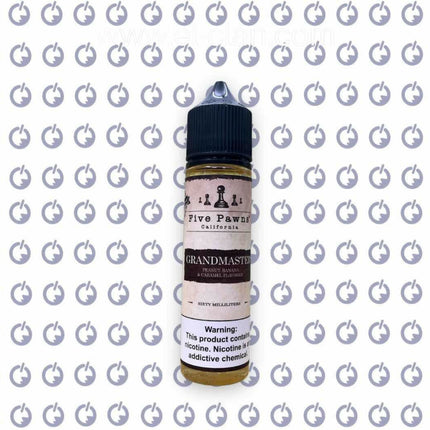 Five Pawns Grandmaster سوداني موز كراميل - Five Pawns E-Juice -  الكلان فيب el-clan.