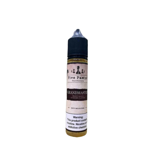 Five Pawns Grandmaster سوداني موز كراميل - Five Pawns E-Juice -  الكلان فيب el-clan.