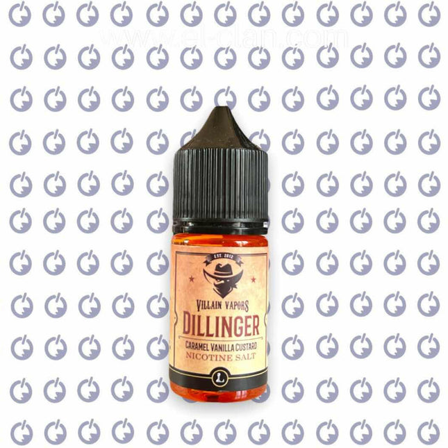 Five Pawns SaltNic Villain Vapors Dillinger Caramel Vanilla Custard