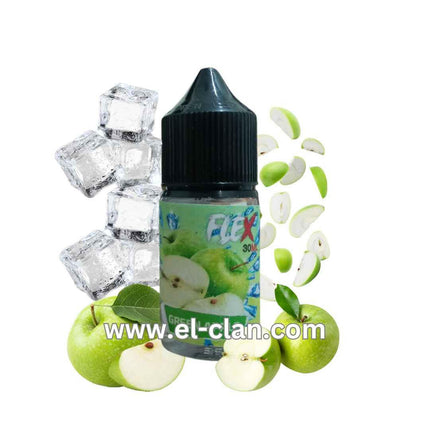 Flex Green Apple تفاح اخضر - Flex E-Liquid -  الكلان فيب el-clan.