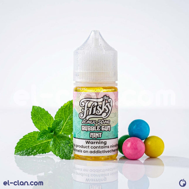 Frisky SaltNic Remix Ice Bubble Gum Mint لبان نعناع ساقع