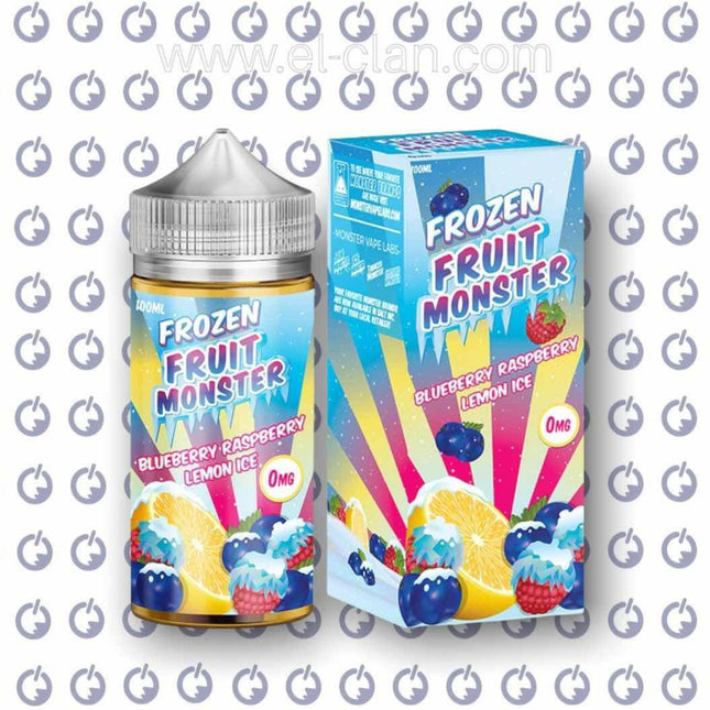 Fruit Monster Blueberry Raspberry Lemon Ice ليمون توت⁩⁩⁩⁩ ساقع - Monster Vape Laps -  الكلان فيب el-clan.