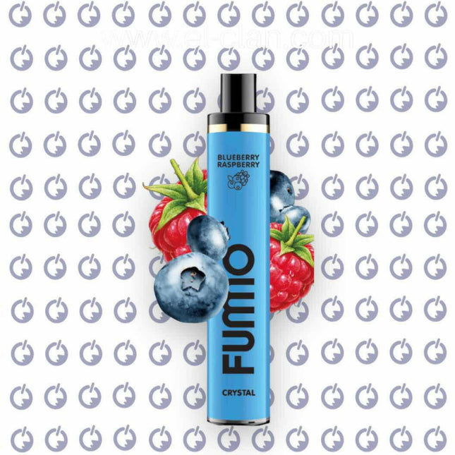 Fummo Crystal+ Blueberry Raspberry ميكس توت - Fumo Disposable -  الكلان فيب el-clan.