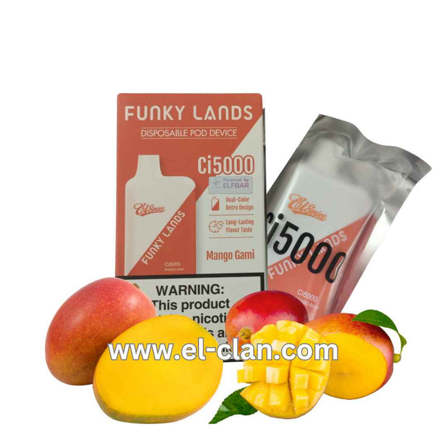 Funky Lands 5K Mango Gami مانجو - Funky Lands -  الكلان فيب el-clan.