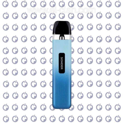 Geekvape Sonder Q Pod in black, showcasing sleek design and compact size for vaping hardware.