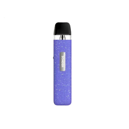 Black Geekvape Sonder Q Pod device showcasing sleek design and compact size for vaping hardware.