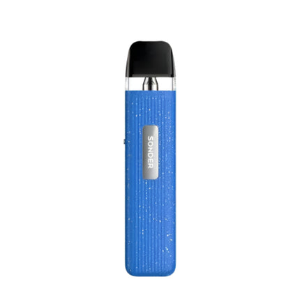 Geekvape Sonder Q Pod in black, showcasing sleek design and compact size for portable vaping hardware.