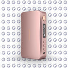 Vaporesso GEN S Mod in rose gold, a compact vape device with a sleek design and digital display screen.