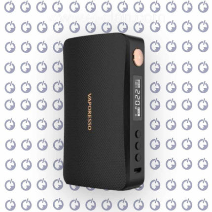 Vaporesso GEN S Mod in rose gold, a sleek in-hand view of the vape device with detailed design and branding.