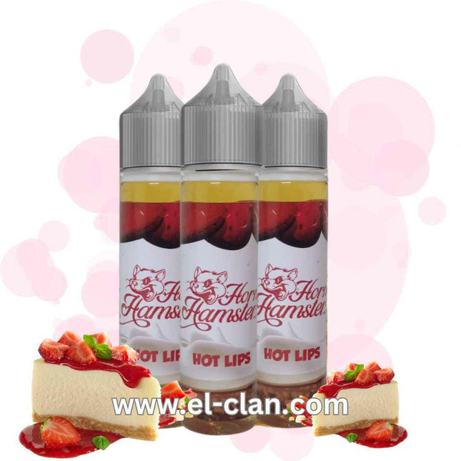 Horny Hamster Hot Lips تشيزكيك فراوله - Horny Hamster E-Juice -  الكلان فيب el-clan.