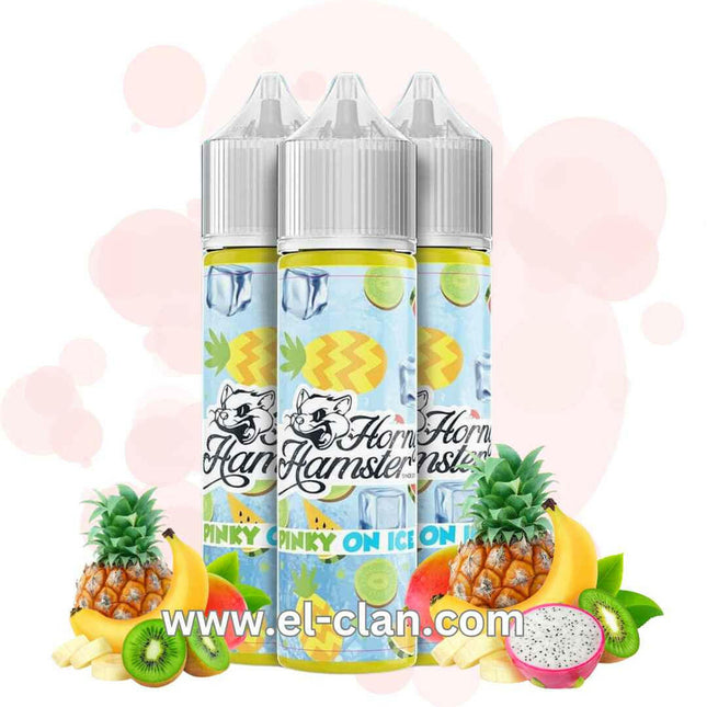 Horny Hamster Pinky On Ice فواكه استوائيه ساقعة - Horny Hamster E-Juice -  الكلان فيب el-clan.
