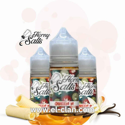 Horny Hamster SaltNic Queen N توبكو فانيليا مع زبدة وكراميل - Horny Hamster E-Juice -  الكلان فيب el-clan.
