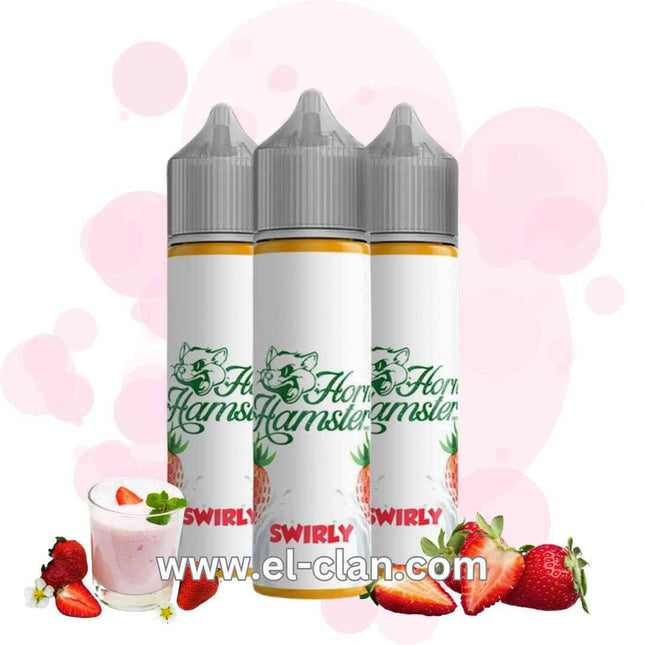 Horny Hamster Swirly زبادى فراوله كريمه - Horny Hamster E-Juice -  الكلان فيب el-clan.