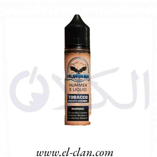 Hummer Tobacco Biscuts Caramel توباكو بسكويت كراميل - Hummer E-Juice -  الكلان فيب el-clan.